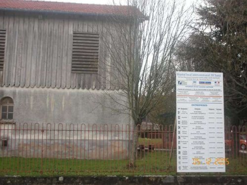 Panneau travaux cuisine centrale