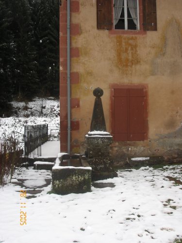 Fontaine du gîte