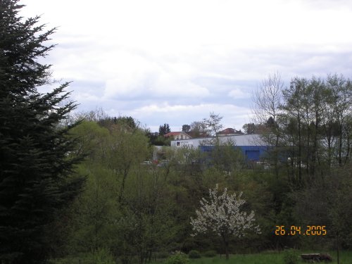 Vue de l'entreprise L'huillier-Seyer depuis le trou du dodo
